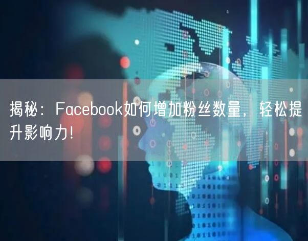 揭秘：Facebook如何增加粉丝数量，轻松提升影响力！