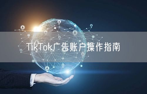 TikTok广告账户操作指南