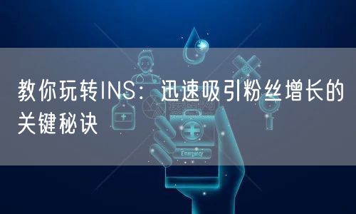 教你玩转INS：迅速吸引粉丝增长的关键秘诀