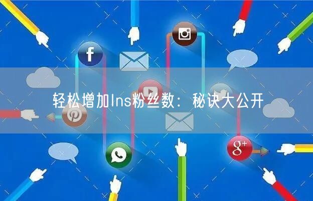 轻松增加Ins粉丝数：秘诀大公开
