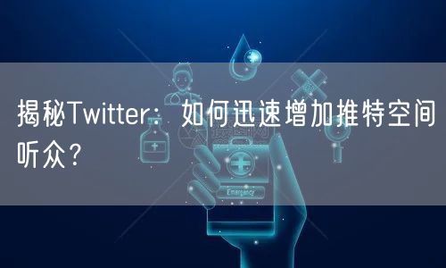 揭秘Twitter:如何迅速增加推特空间听众?