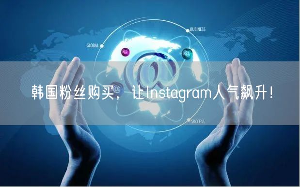韩国粉丝购买，让Instagram人气飙升！