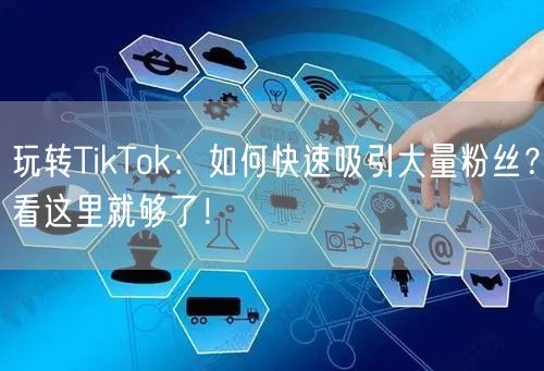 玩转TikTok：如何快速吸引大量粉丝？看这里就够了！
