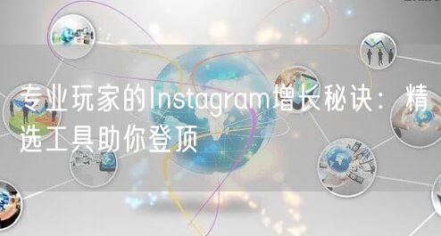 专业玩家的Instagram增长秘诀：精选工具助你登顶